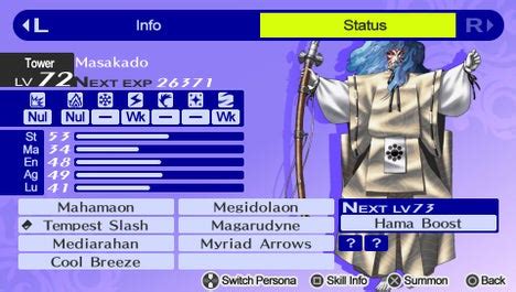 Masakado persona 4 fusion  Hachiman is a Persona of the Hierophant Arcana
